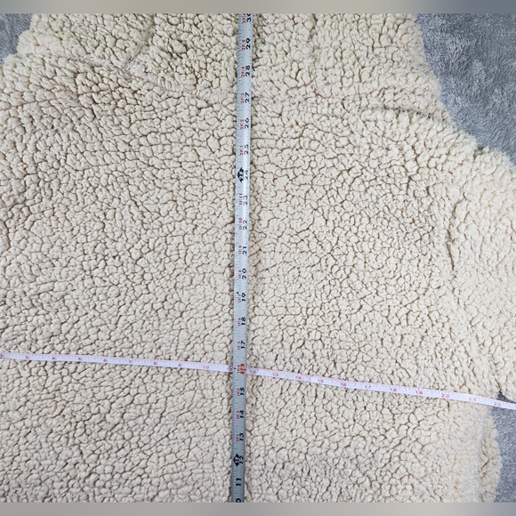 Mint Julep Womens Sherpa Cream XS Jacket - Picture 4 of 5